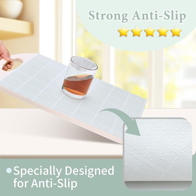 Drawer and Shelf Liner for Kitchen Cabinet: 17 in X 20 Ft Non Slip Waterproof - Image 2