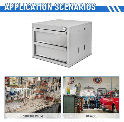 AA Products Model DW-1650 2 Tiers Drawer Cabinet - Image 6