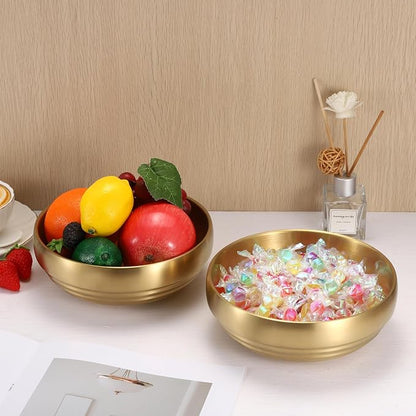 7.4" Gold Decorative Bowl - Image 5