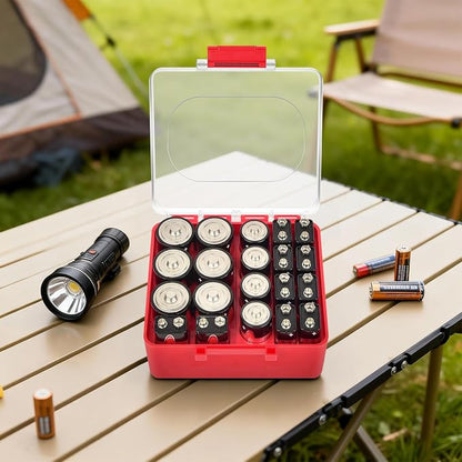 FULLCASE Battery Storage Organizer Box, Holder Container - Image 7