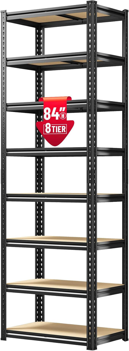 DurayLoly 8 Tier Storage Shelves, 3200 LBS Shelving Unit by Durayloly