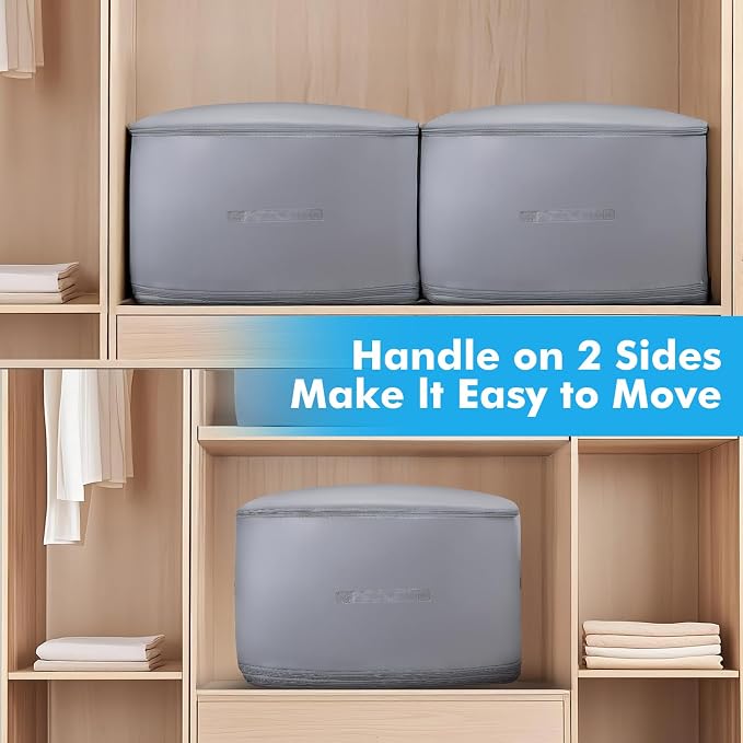 Comforter Storage Bag-Ultra Space Saving Large Self Compression Organizer - Image 7