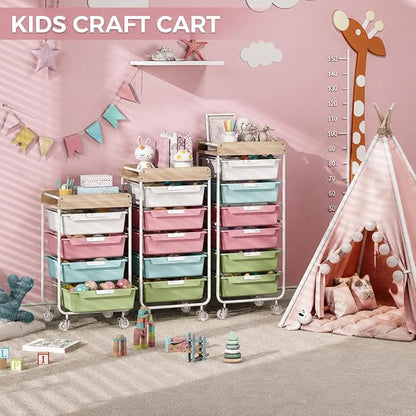 SYKIARIOL Rolling Craft Storage Cart - Image 7