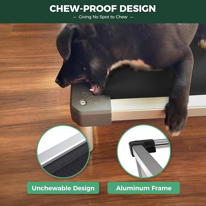 FXW TitanNest Chew-Proof Elevated Dog Bed, Raised Cot - Image 2