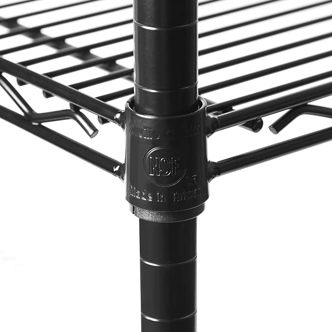 Seville Classics UltraDurable Heavy Duty NSF Solid Steel Wire Rack Storage Unit - Image 9