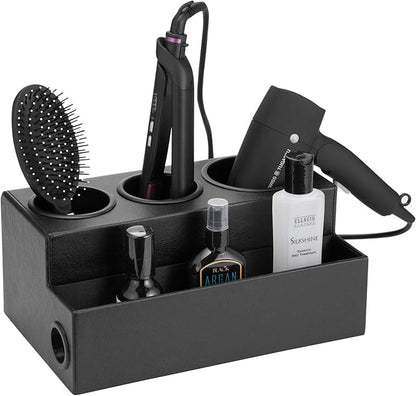 Hair Dryer Holder Hair Tool and Styling Organizer, Bathroom Countertop Blow by JACKCUBEDESIGN