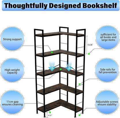Corner Bookshelf, Living Room, Bedroom - Image 5