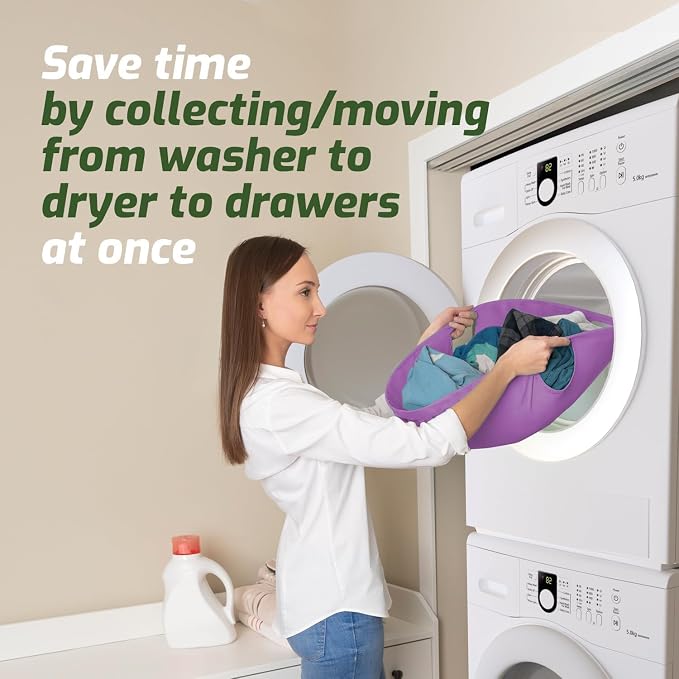 Laundry Turtle Collapsible Laundry Basket | Foldable Laundry Hamper & - Image 2