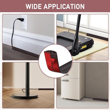Floor Cord Cover Self Adhesive Cord Hider Floor Extension Cord Covers - Image 6