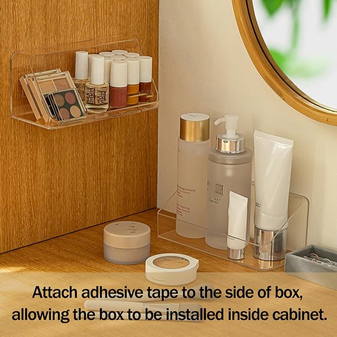 Medicine Cabinet Organizer Shelf, Vanity Trays - Image 3