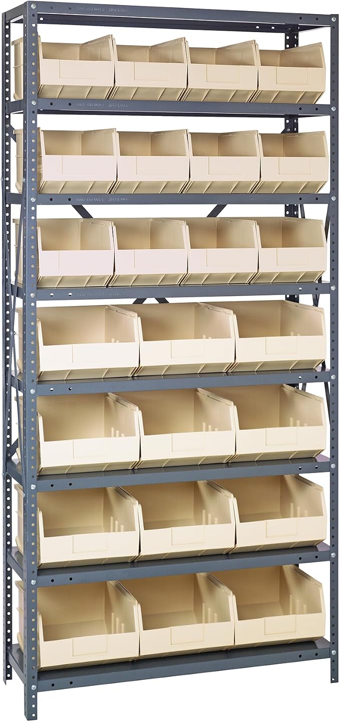 Quantum Storage Systems 2475-483485IV Shelving Unit, Carbon Steel, Galvanized by QuantumStorageSystems