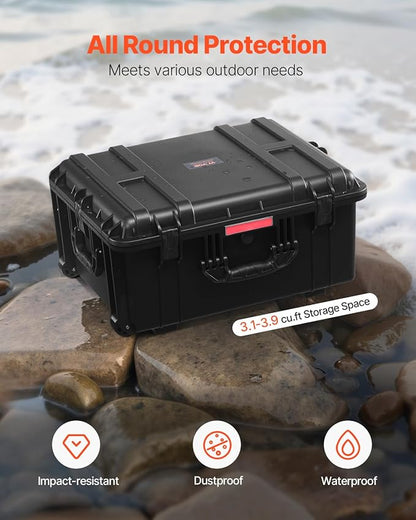 VEVOR Weatherproof Hard Case, Heavy Duty Protective Dry Box Case - Image 2