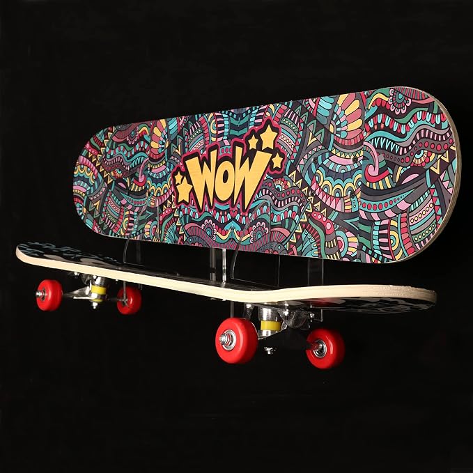 Skateboard Rack Wall Mount Double Layer Skateboard Display Rack Wall Mount - Image 7