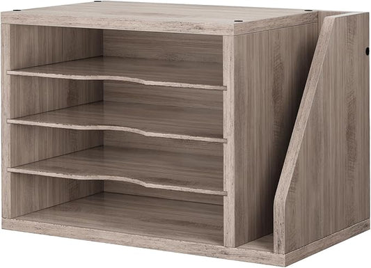 Wooden Mail Organizer, Desk Organizer by Cresohom