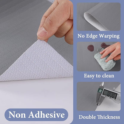 Drawer and Shelf Liner for Kitchen Cabinet: 17 in X 20 Ft Non Slip Waterproof - Image 3