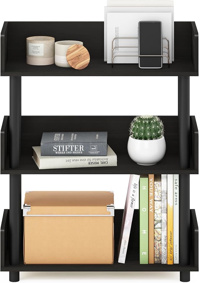 Furinno TURN-N-TUBE Display Shelf, 3-Tier Storage Shelves - Image 5