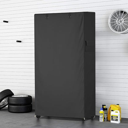 Storage Shelf Cover, Outdoor Heavy Duty 600D 36''W x 14''D x 72''H Dustproof - Image 2