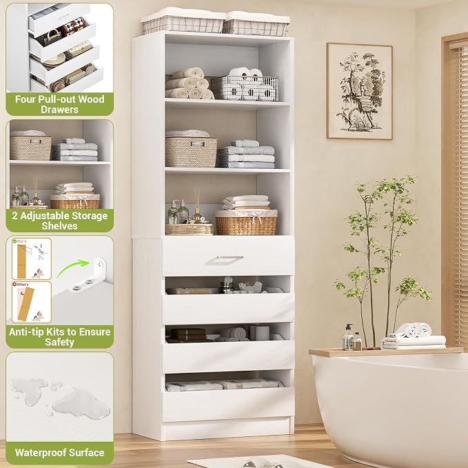 Aheaplus 21.3" Closet System - Image 6