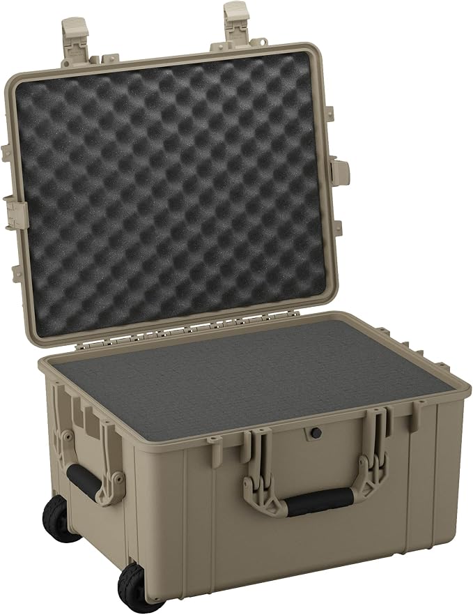 Condition 1 25" Large Rolling Hard Travel Case Model 286, Lockable Storage Box by Condition1