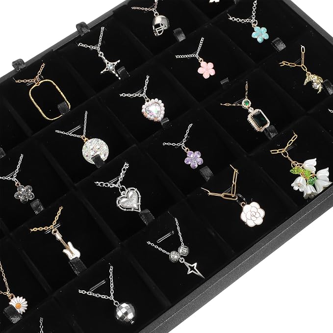 2pcs 24 Grids Stackable Jewelry Tray Organizer - Image 3
