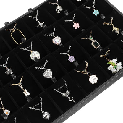 2pcs 24 Grids Stackable Jewelry Tray Organizer - Image 3