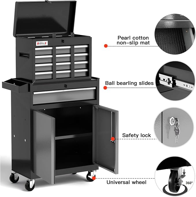 Tool Chest 7-Drawer | 40'' H Rolling Tool Chest - Image 2