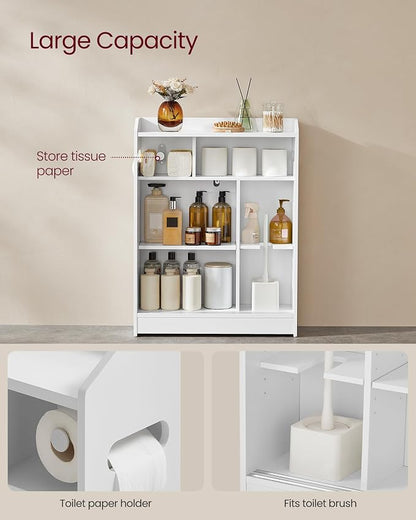 VASAGLE Narrow Storage Cabinet, Slim Floor Cabinet - Image 4