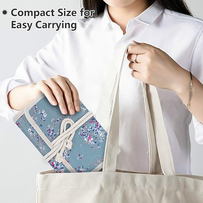 Teamoy Travel Jewelry Roll, Jewelry Storage Bag Organizer - Image 7