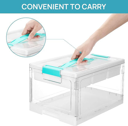 Vtopmart 24 QT Clear Plastic Craft Organizers and Storage Box - Image 4