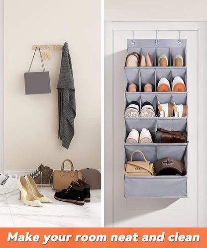 FENTEC 1 Pack Over-the-Door-Shoe-Organizers, Hanging Organizers - Image 8