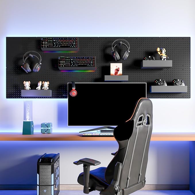 FZK Pegboard 32"*32", Peg Board Organizer - Image 8
