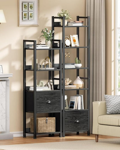 Furologee 6 Tier Bookshelf, Tall Shelf - Image 8