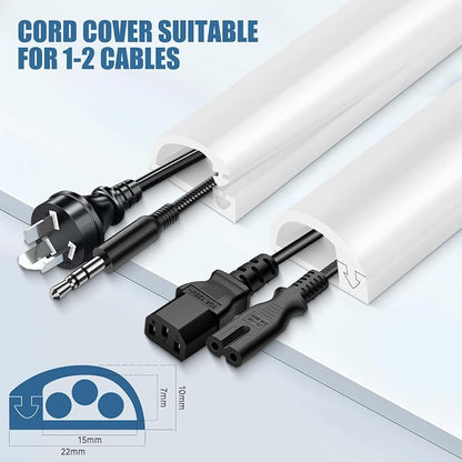 Silicone Wall Wire Hider, Side Open Wire Covers - Image 2