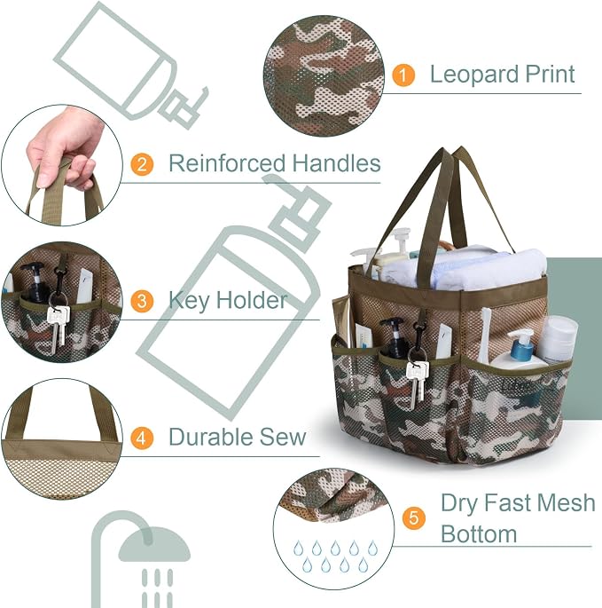 Mesh Shower Caddy Portable - Image 3