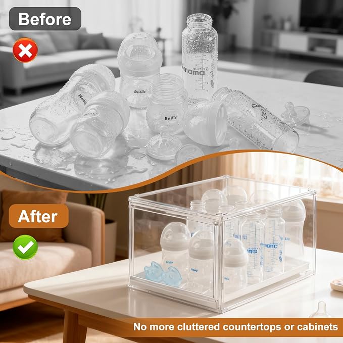 Baby Bottle Organizer, Baby Bottle Station Organizer - Image 4