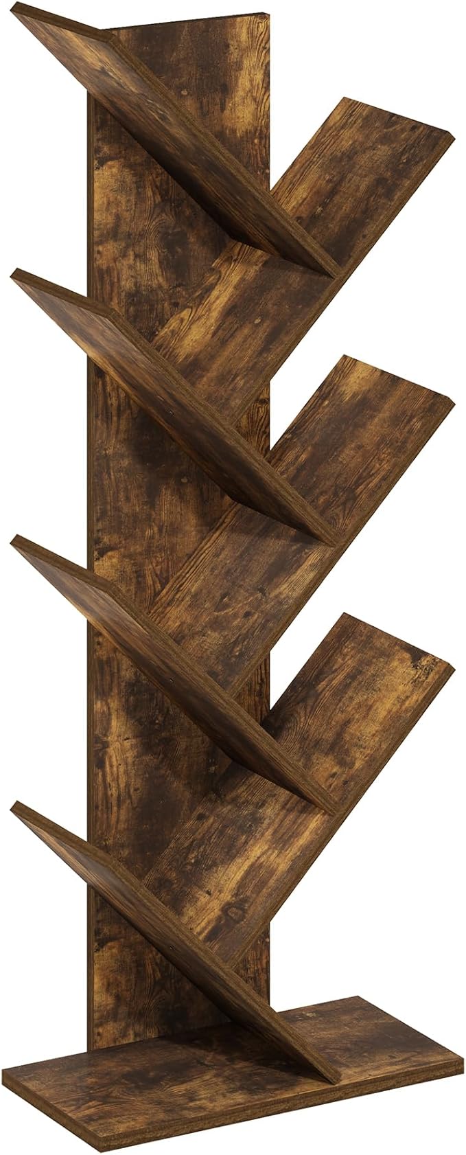 Furinno Tree Book Shelf, 7-Tier Bookshelf, Tree Bookcase - Image 4