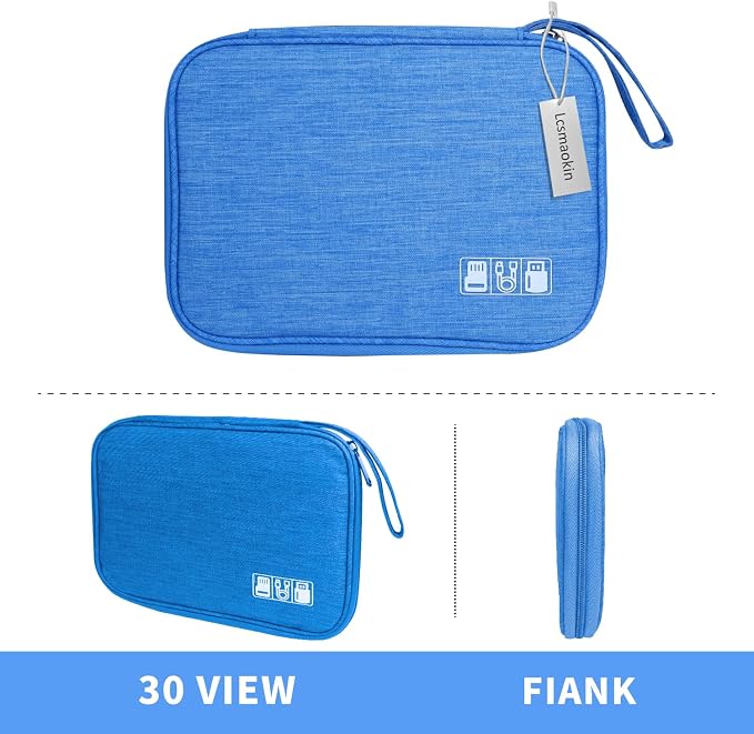 Lcsmaokin Electronics Travel Organizer, Portable Waterproof Electronic Travel - Image 6