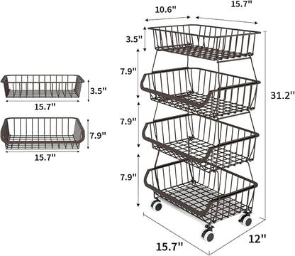 Miyawell Fruit Vegetable Storage Basket - Image 6