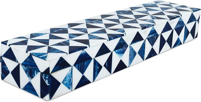 Handicrafts Home Blue and White Decorative Storage Box by HandicraftsHome