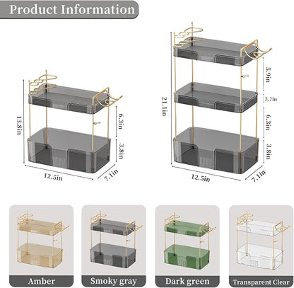 YCIA&DONE Bathroom Counter Organizer, Large Makeup Organizer Countertop - Image 4
