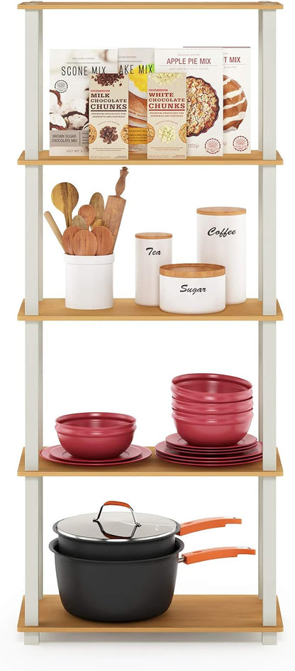 Furinno Turn-N-Tube 5-Tier Multipurpose Shelf / Display Rack / Storage Shelf / - Image 5