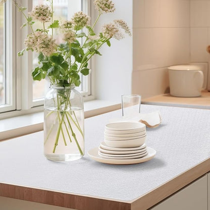 Drawer Shelf Liner for Kitchen Cabinets, Non Adhesive Slip Resistant Shelf - Image 7