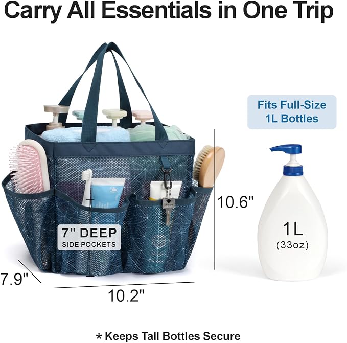 Mesh Shower Caddy Portable - Image 2
