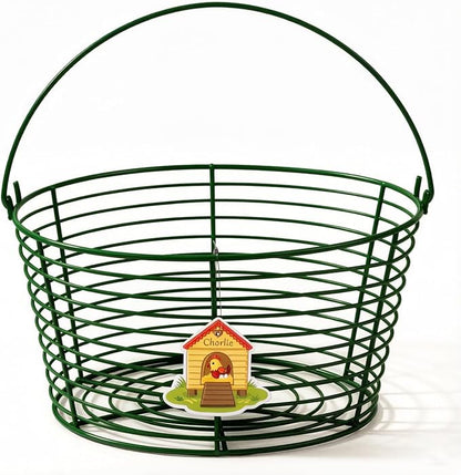 Colorful Metal Mesh Wire Egg Collecting Basket by Unknown