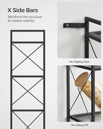 SONGMICS 5-Tier Metal Storage Rack, Shelving Unit - Image 6