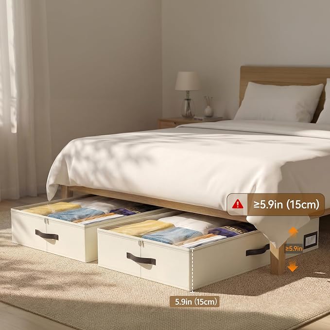OIAHOMY 2 Pack Under Bed Storage - Image 2