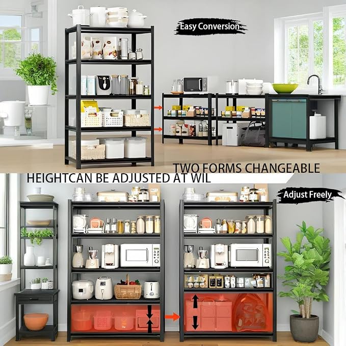 Industrial Storage Rack, Heavy-Duty Steel Shelving Unit - Image 4