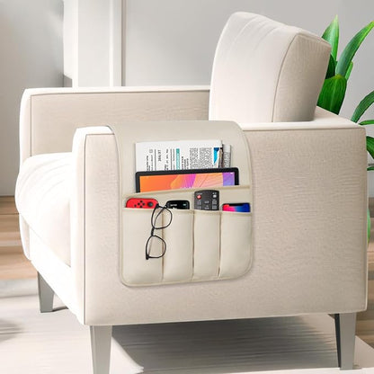 TV Remote Control Holder Couch Caddy, Non-slip Bedside Caddy Organizer - Image 2