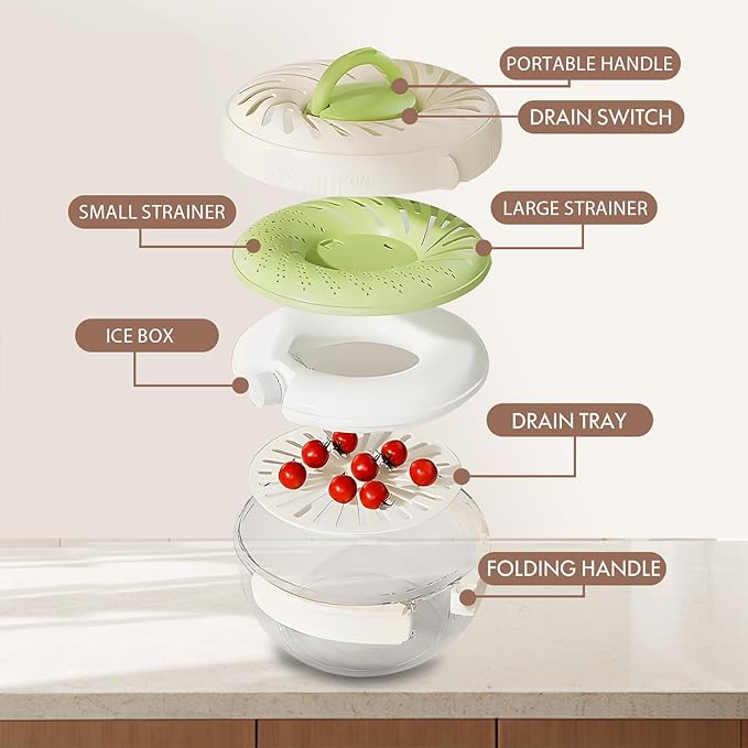 2025 New Upgrade Large Fruit Washing Bowl - Image 2