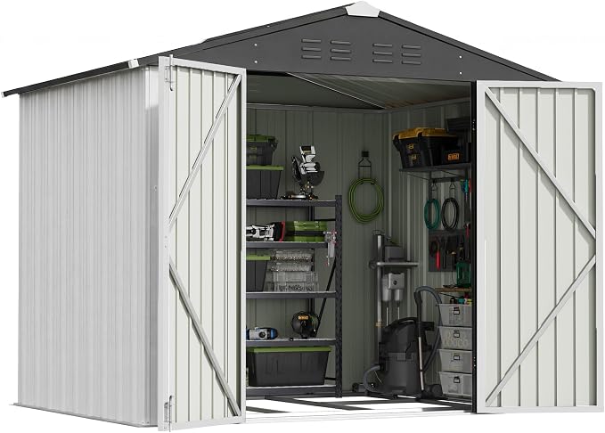 Patiowell 8x6 FT Outdoor Storage Shed - Image 6